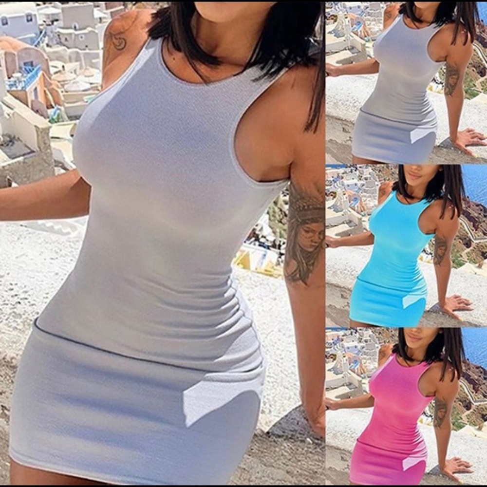 Mini strapless tight Slim Dress